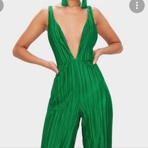 Pretty Little Thing Green Jumpsuit